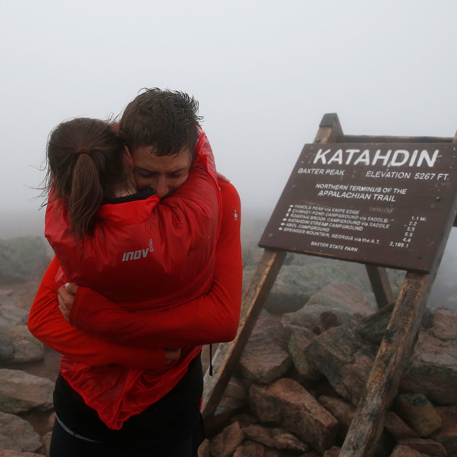 Stung by wasps, among 70 mile-an-hour winds, Joe McConaughy reached the northern terminus just before dark on August 31.