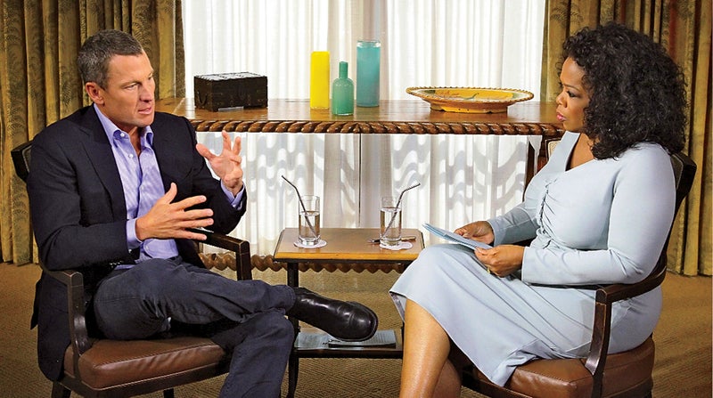 Armstrong's public confession to Oprah in 2013.