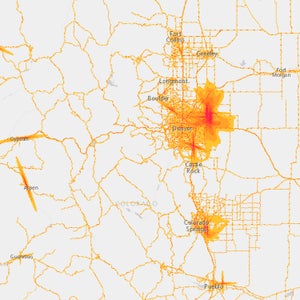 The new map is a quick visual guide to noise pollution.