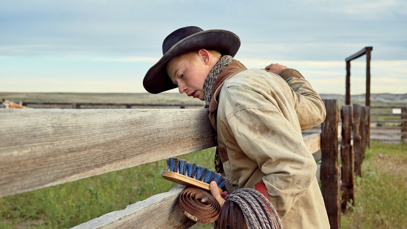 Galloping across the open plains of Wyoming? You want 16-year-old cowboy Quirt Rice along.