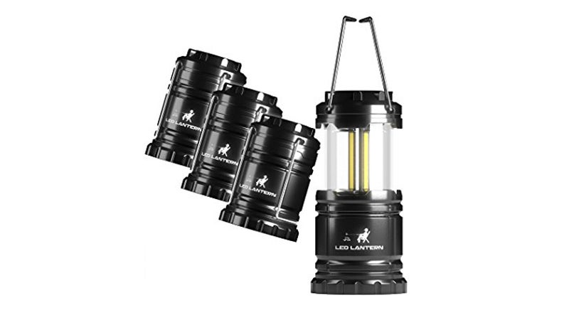 MalloMe Camping Lantern LED Emergency Light Battery Powered 4 Pack