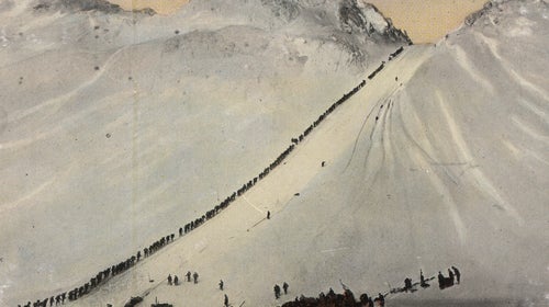 30,000 stampeders survived hardship or lost their lives along the Chikoot Pass in 1897 and 1898.