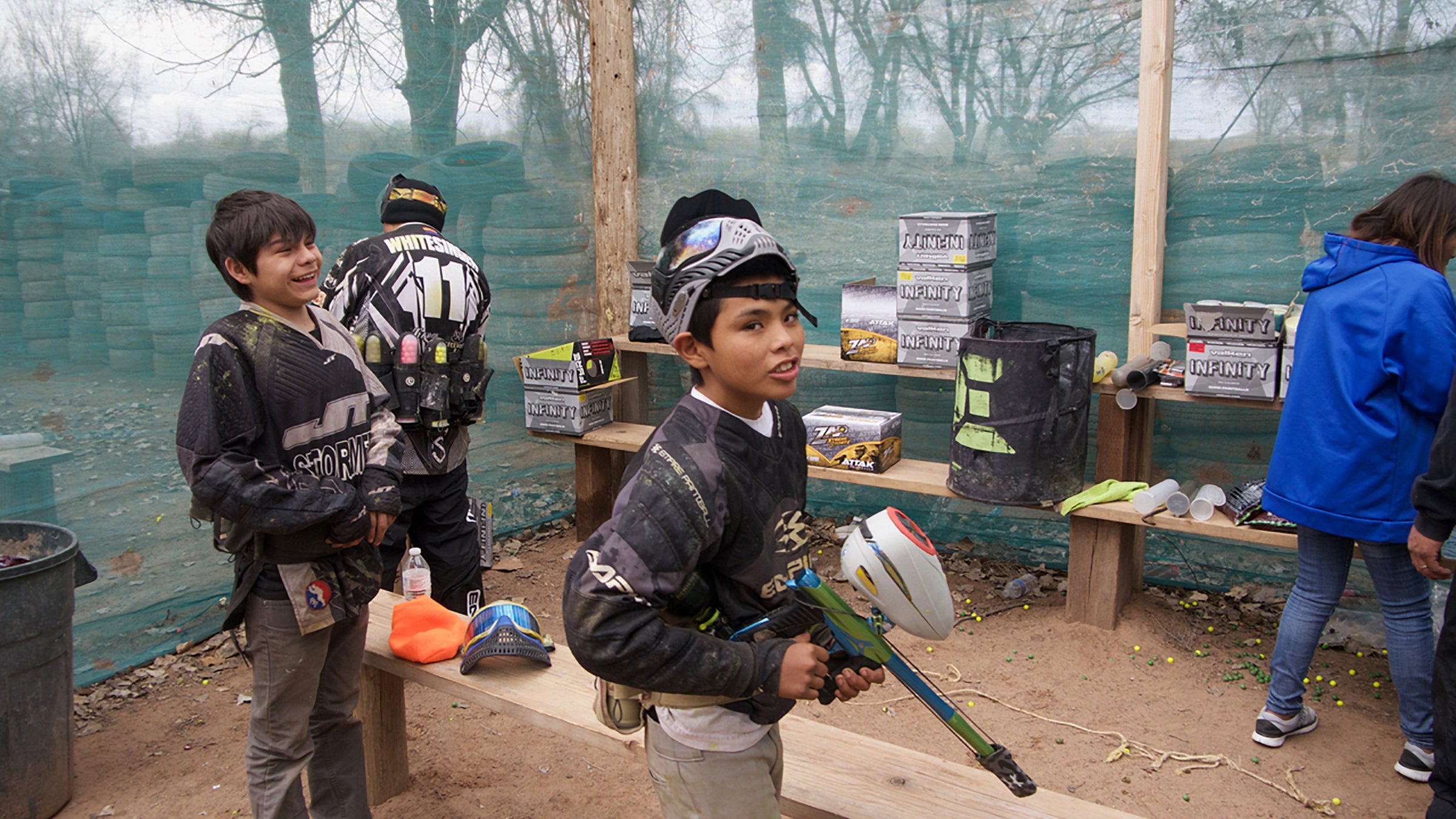 Paintball offers a clear grounding for the kids of Chinle.