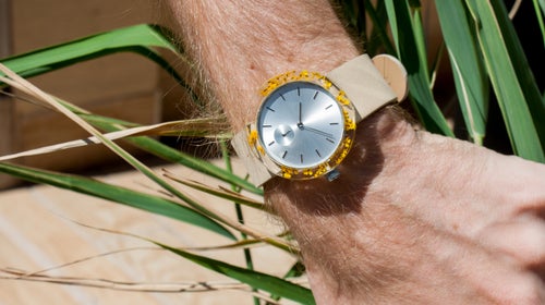 The world's only flower infused watch.