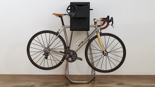 A $4,000 bike storage system that also plays music.