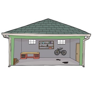 Just think of all the gear you can fit in your garage if you plan well.