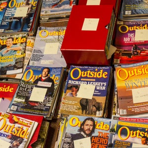 The stack of past issues that were used to compile this list.