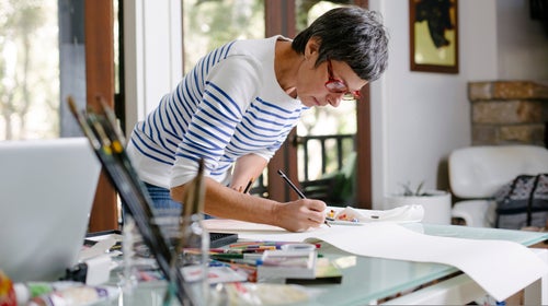 Next time you admire a climbing rope's pattern, thank Nadine Marchal.