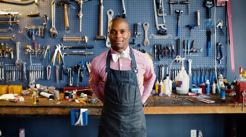 Gregory Crichlow used the retirement money he’d saved to open Chocolate Spokes.