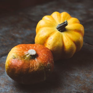 Fall's vegetable mascot—the pumpkin.