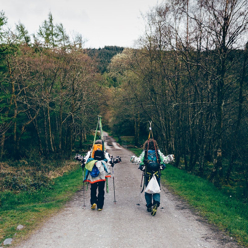 Graham and Finbar on the move.