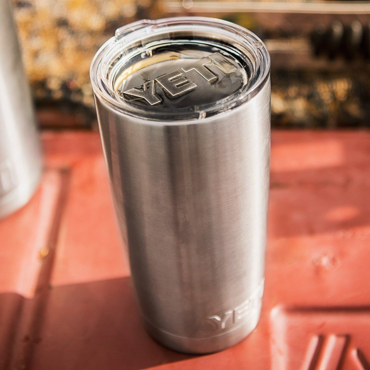 Mighty Mug: Untippable insulated travel mug.