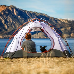 Our second best friend on a camping trip: a good book.