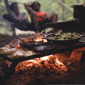 With a few additions to your camping kit, you can go from frozen meals to gourmet eating.
