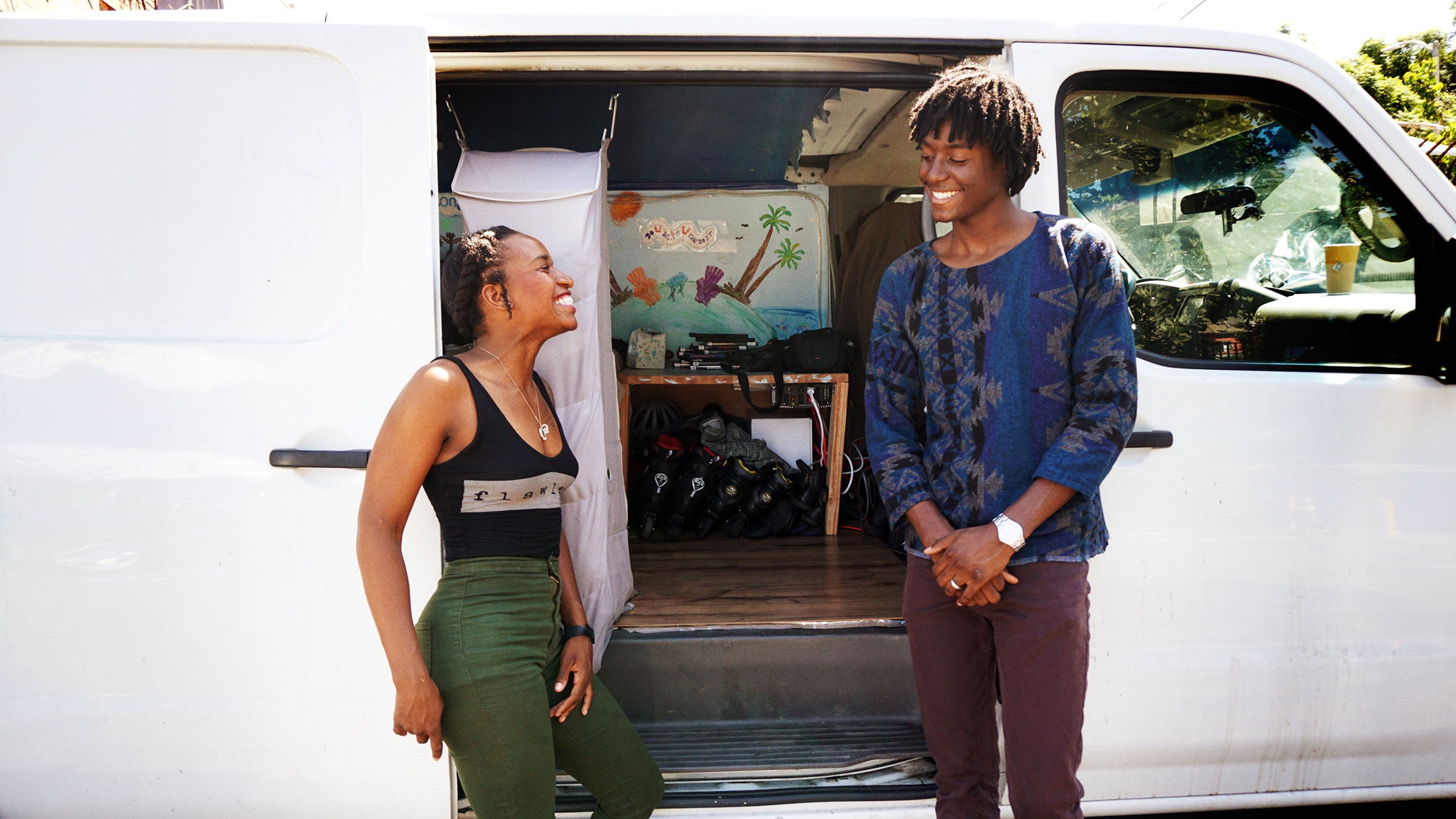 Paris and Lovell Lee express themselves in hearty doses of love, light, and laughter, both in person and in their videos.