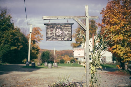 The old sign for Hill Farmstead, perhaps the most sought after brewery in Vermont. Located in the middle of nowhere (Greensboro, VT), the brewery is one of only a handful of places you can buy their beer.