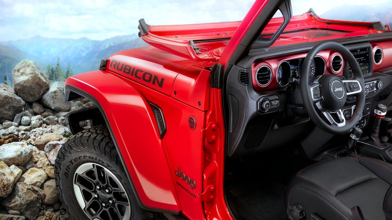 A brand-new new car, in 2018, on which you can easily remove the doors, roof, and even windshield. The simple joy of driving is alive and well at Jeep.