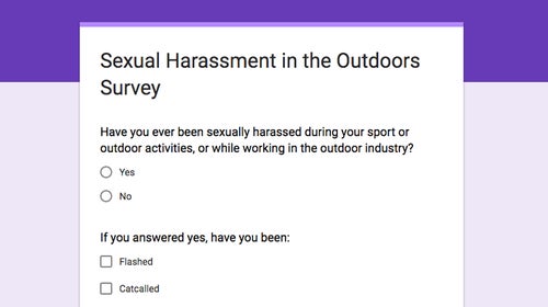 Not all the responses to our survey took sexual harassment seriously.
