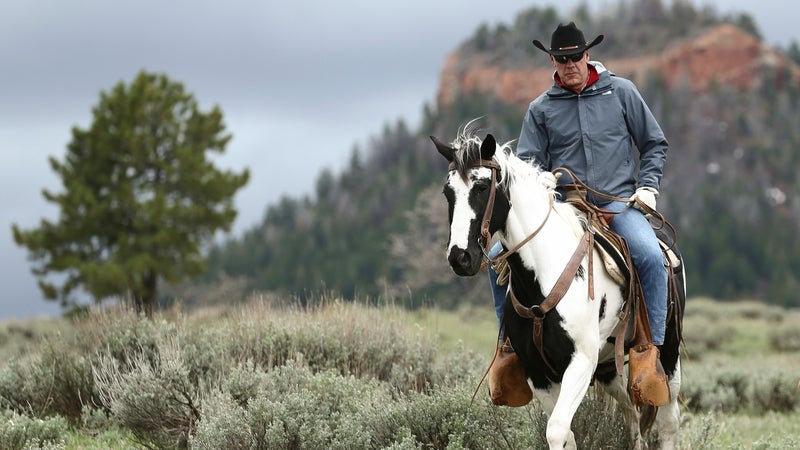 Zinke exploring Bears Ears National Monument in Utah.