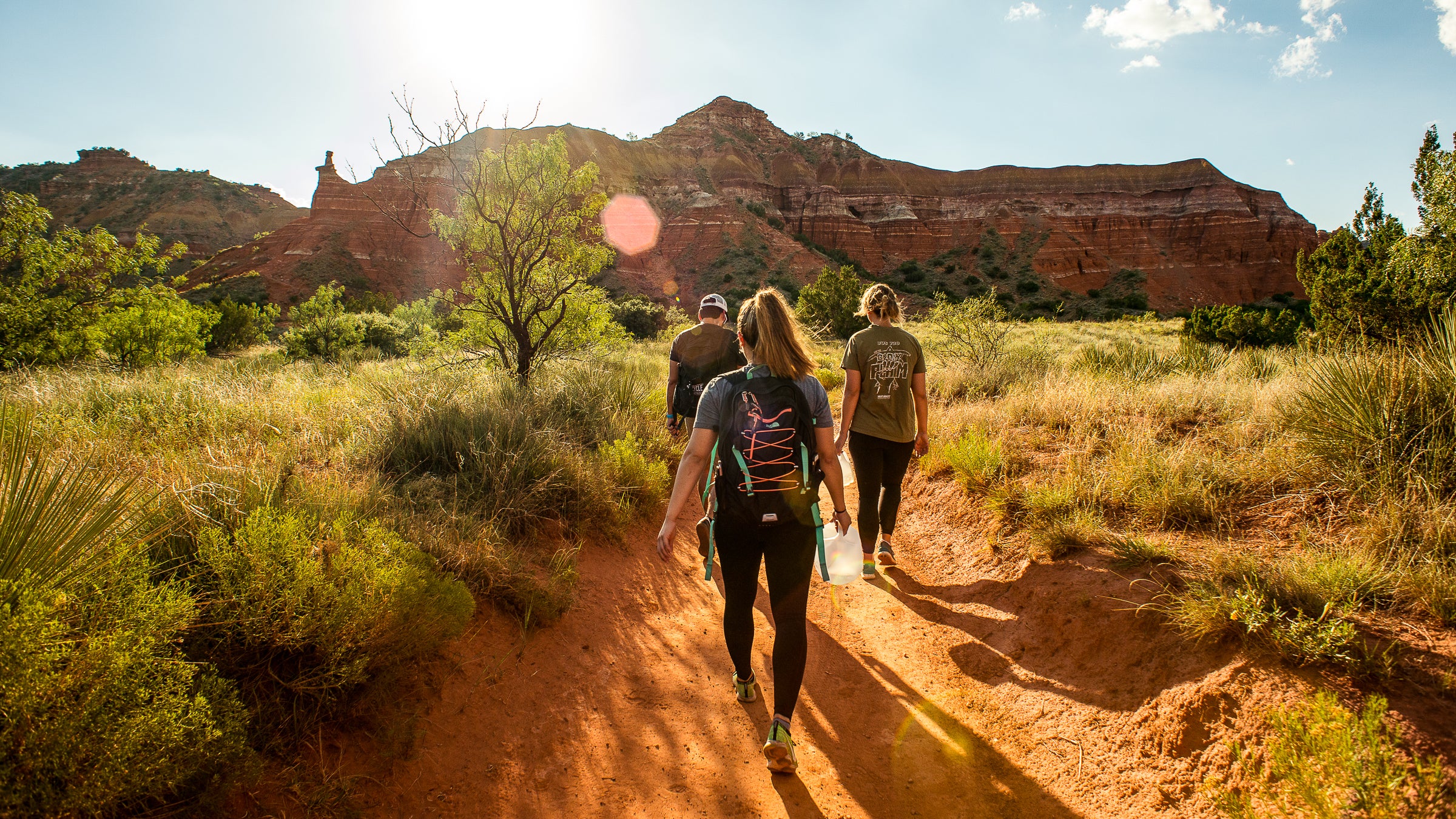 Hiking in Palo Duro Canyon State Park