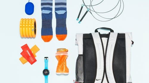 With a few additions to your carry-on, you can keep up with your training on the road.