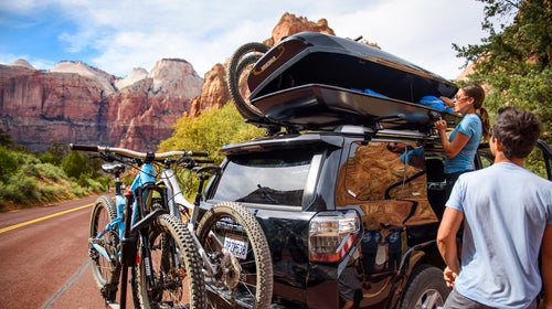 Store your gear on top.