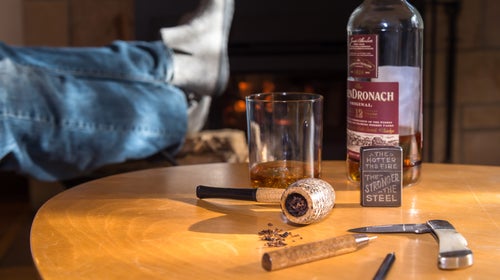 Pour a dram, crack a good book and unplug.