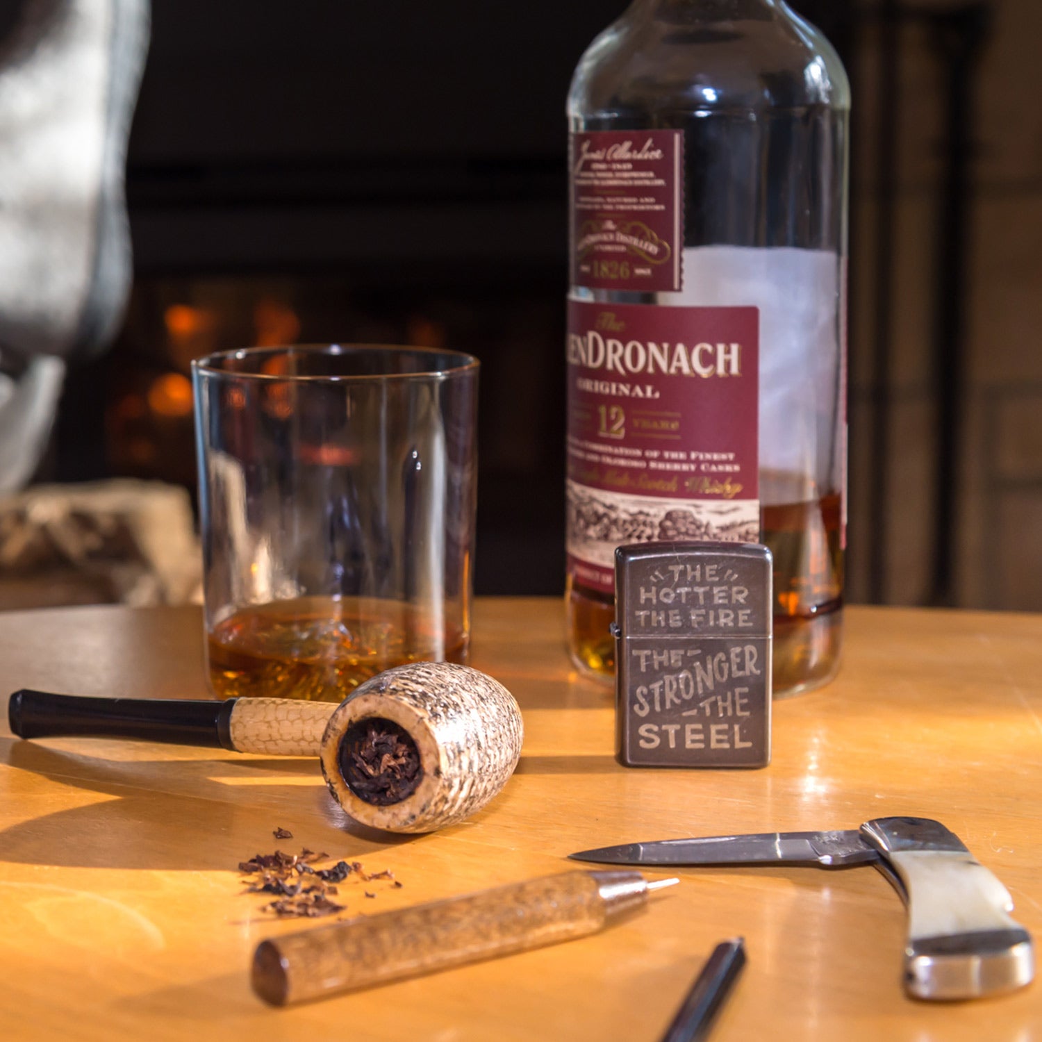 Pour a dram, crack a good book and unplug.