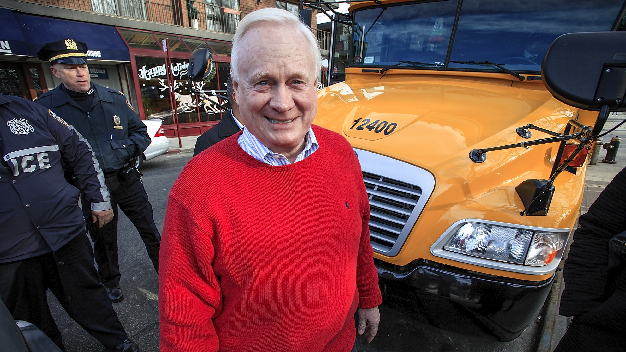 Senator Marty Golden attends the Help Santa Stuff a Buss Full of Toys event at the Cannon Ball Park on December 10, 2011 in New York City. (Photo by John Lamparski/WireImage)