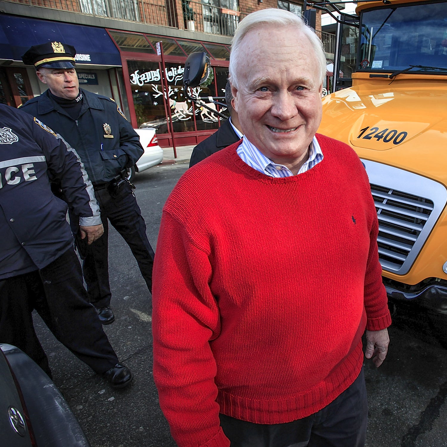 Senator Marty Golden attends the Help Santa Stuff a Buss Full of Toys event at the Cannon Ball Park on December 10, 2011 in New York City.  (Photo by John Lamparski/WireImage)