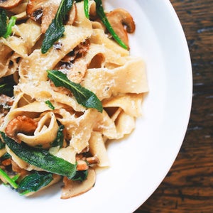 Even old school white noodles have a place at the table.