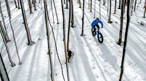 Snow conditions often exceed the capabilities of bikes—even fat ones.