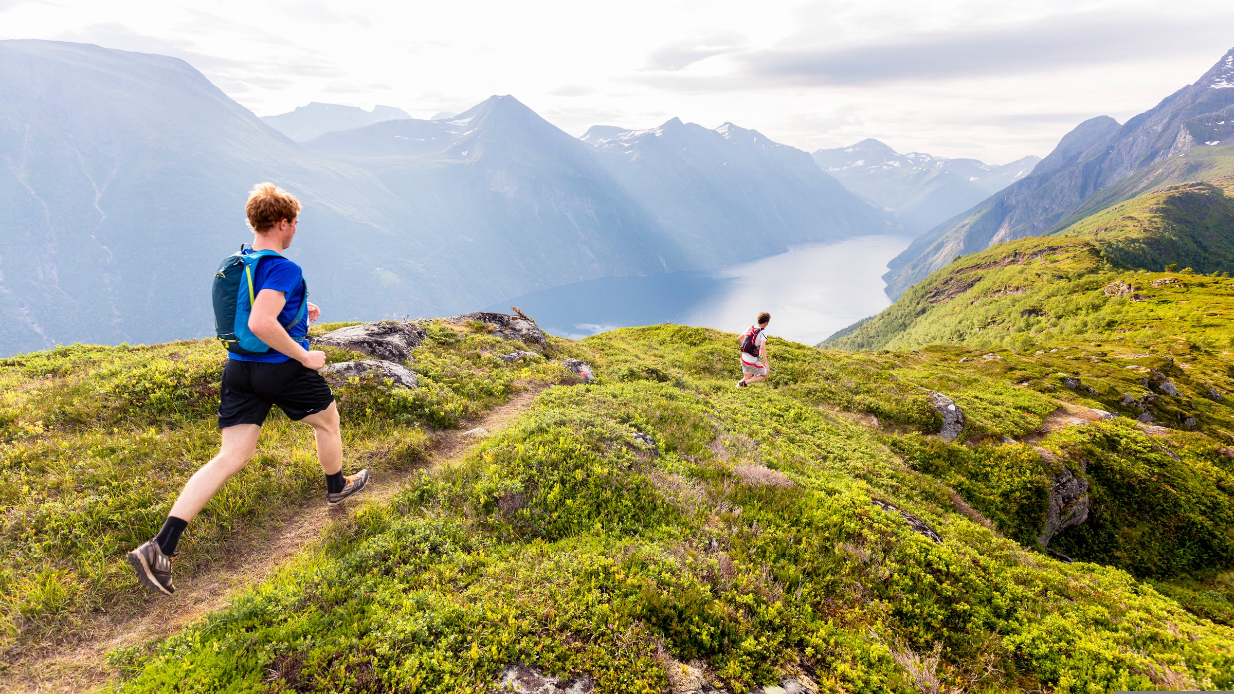 Stranda Trail Race in Romsdal, Norway is an 21 mile long trail running race at the famous Geirangerfjord—listed as a UNESCO World Heritage site.