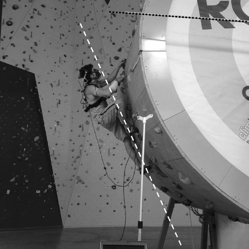 The Climblock Rotor in use during the University of Milan's V02max study.