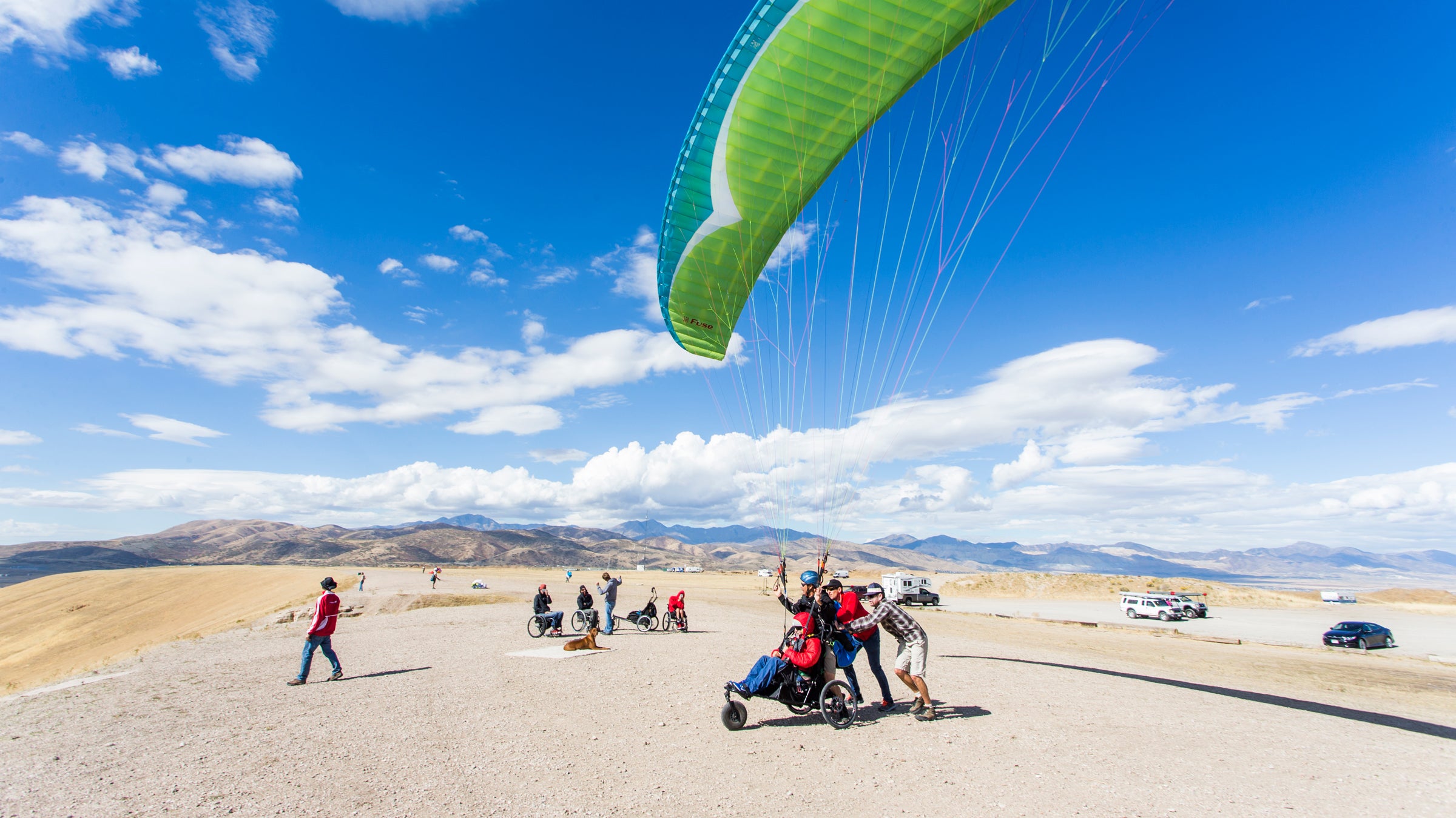 The Freedom of Paragliding with Quadriplegia