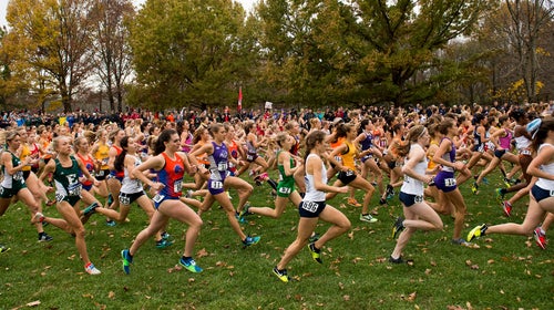 At the NCAA Cross-Country Championships the men’s race is 10K, while the women run only 6K.