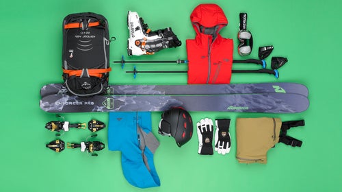Everything a gentleman needs for a day on the slopes.