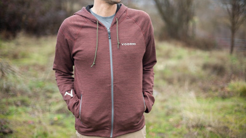 Voormi's Confluence Hoodie is another hybrid of wool and synthetics used to gain the best of both worlds.