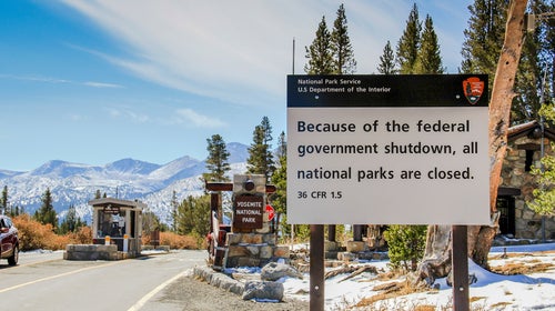 More than 400 parks closed the last time the government shut down.