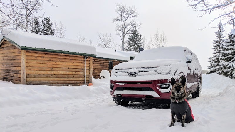 Did I mention the snow? Had we had proper winter tires, this would be the best vehicle I've ever driven in the snow. As it stands on stock all-seasons, it was still pretty impressive.