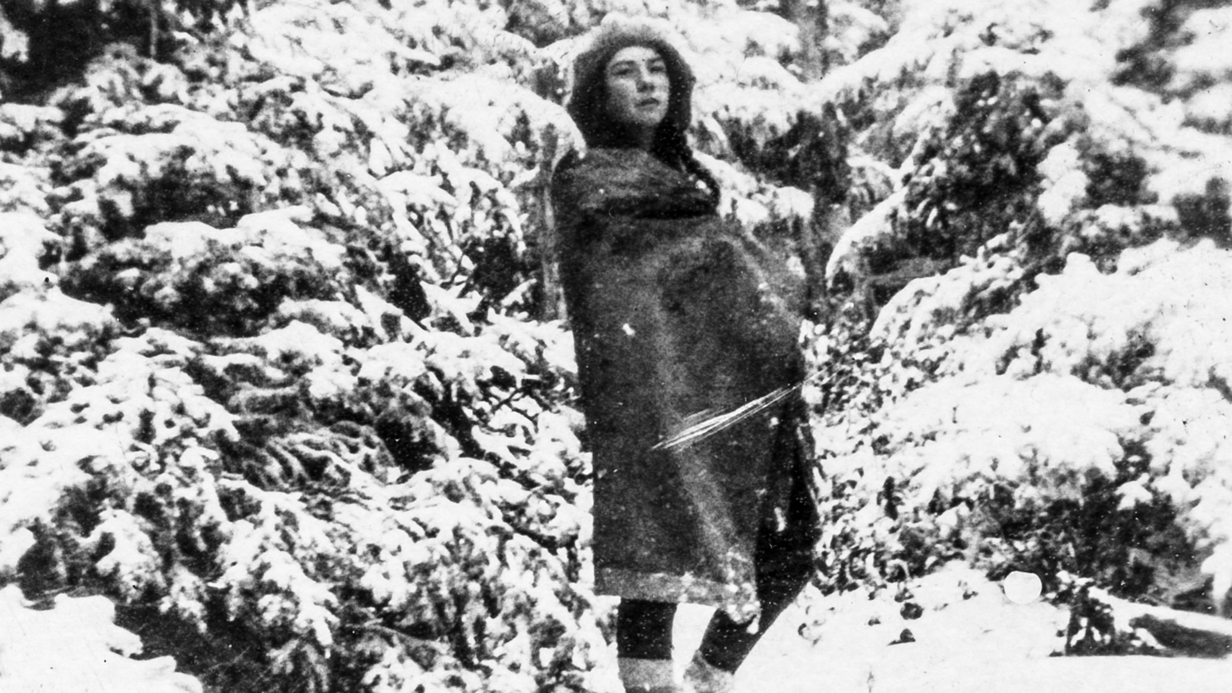 Barbara Newhall Follett in the White Mountains in 1926.
