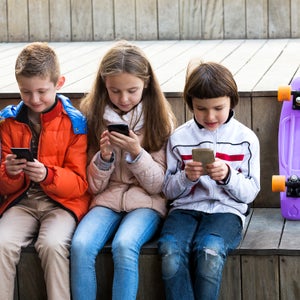 39 percent of kids get their first social media account at age 11.