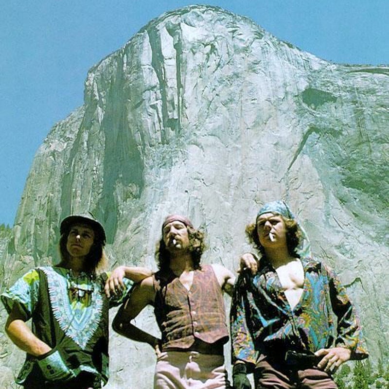 Billy Westbay, Jim Bridwell, and John Long after the first one-day ascent of the Nose in 1975.