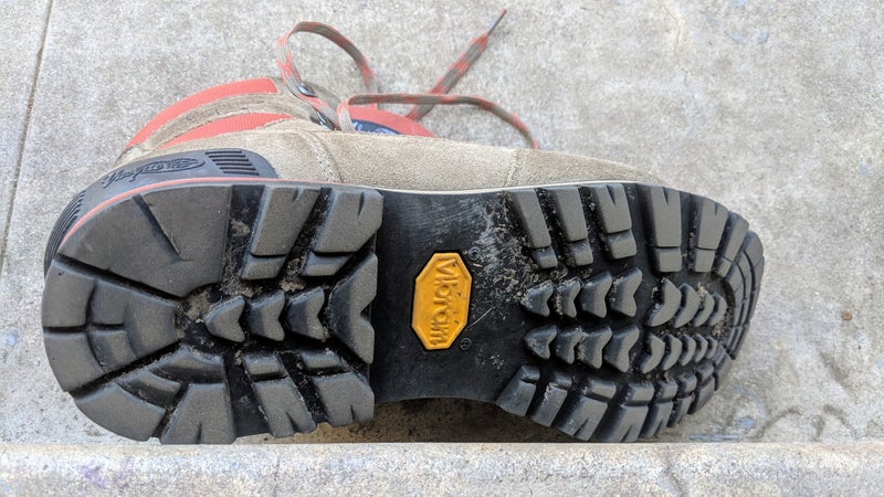 The Vibram sole is surprising to see at this price point. It's tractive, and flexes in all the right places, while still providing enough stiffness for excellent stability.