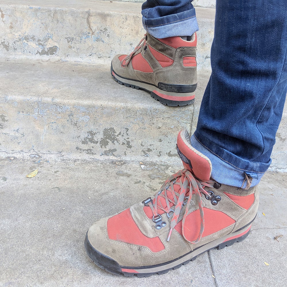 Vintage looking shop hiking boots