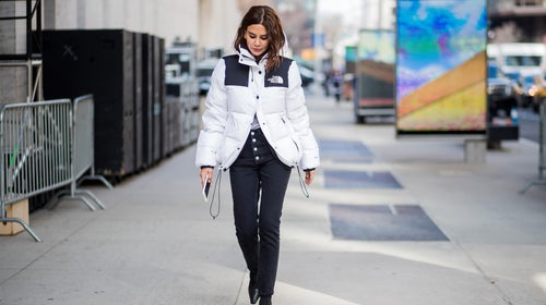 NYFW New York Fashion Week North Face Jacket Street Style Trend