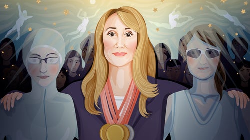 Hogshead-Makar, a former Olympian turned lawyer and activist, has stepped up to defend young athletes from harrassment.