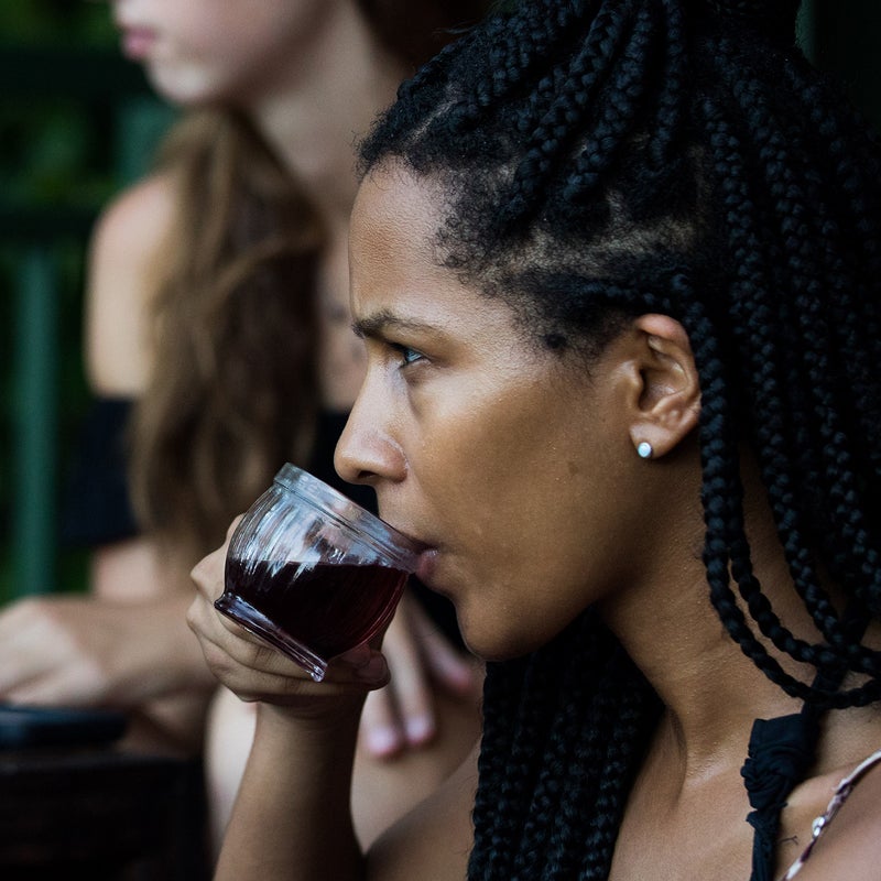 WiFi Tribers sampling Balinese coffee.