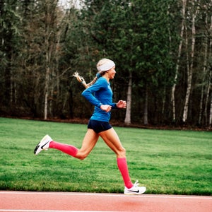 Hasay runs 100 miles a week. At the Chicago Marathon in October, she posted the second-fastest time ever by an American woman—2:20:57.