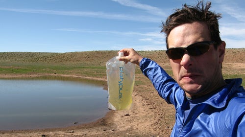 There was little doubt if I needed to purify the water from this stock tank on Arizona’s Coconino Plateau.
